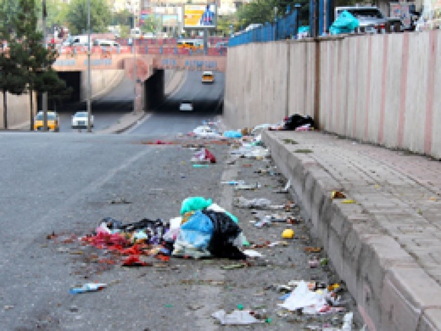 Diyarbakır çöpten geçilmiyor