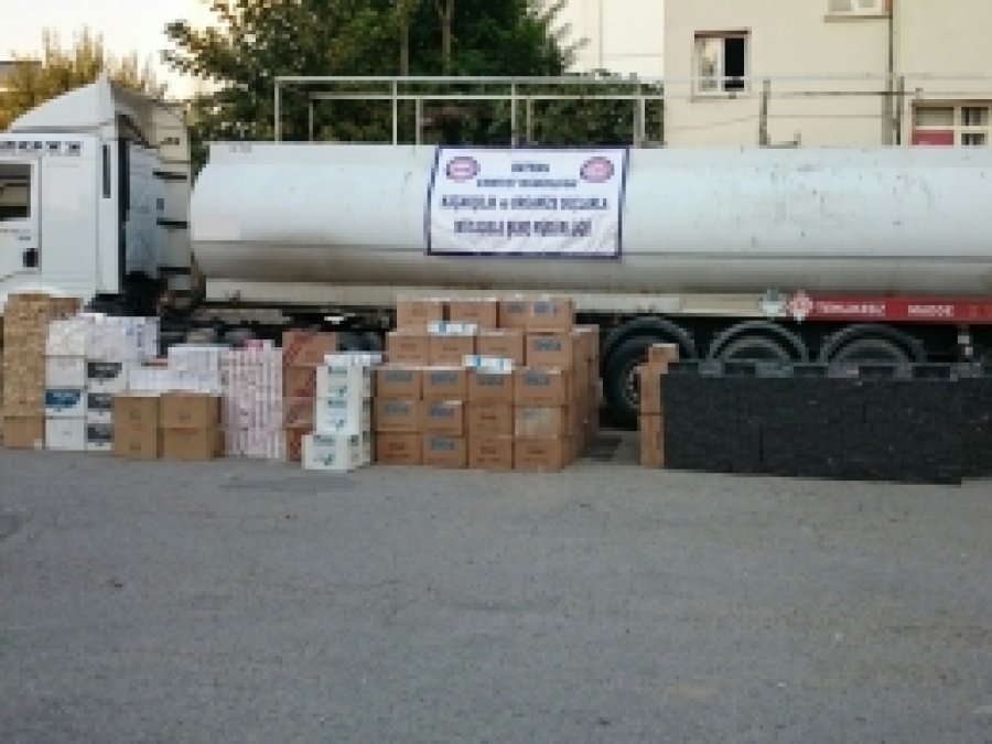 107 bin paket kaçak sigara ele geçirildi