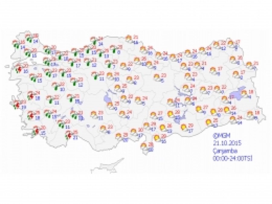 Türkiye yağışlı havanın etkisine girdi