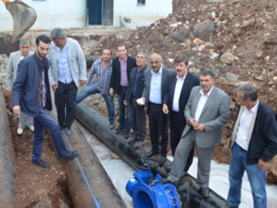 Hilvan'daki içme suyu sorunu çözüme kavuştu