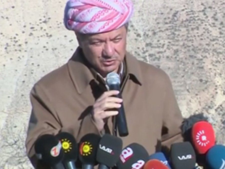 Barzani Şengal'de açıklamalarda bulundu