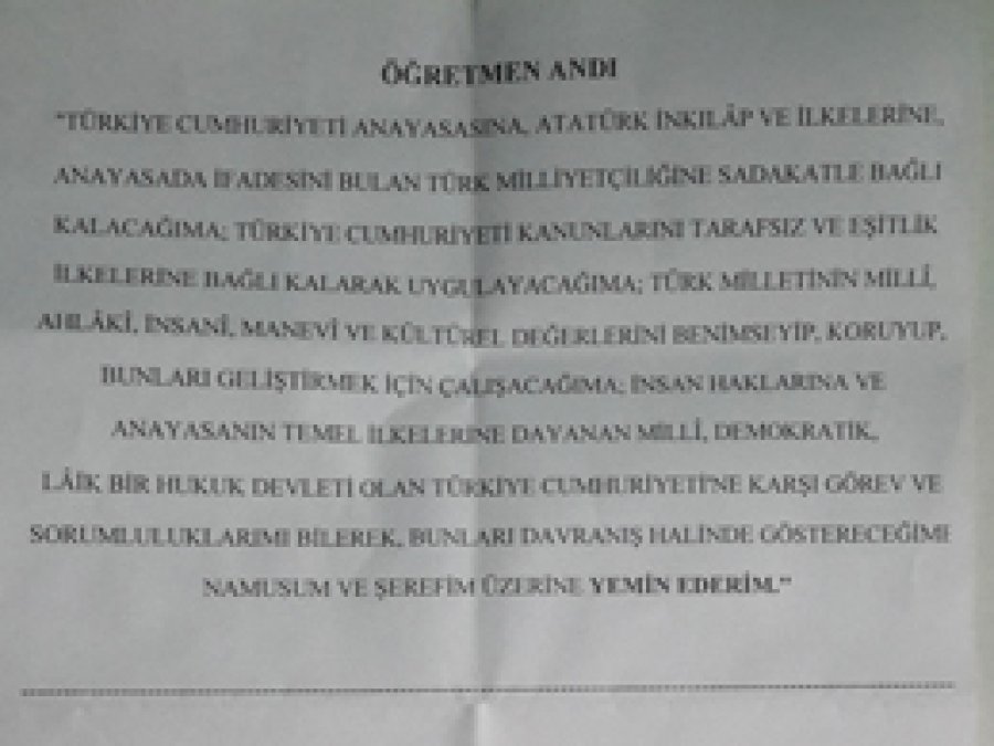 Eğitimcilerden öğretmen andına tepki