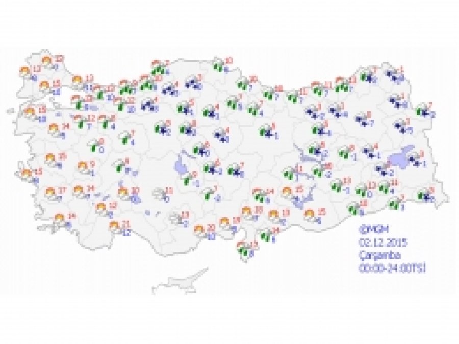 Kuvvetli kar ve sağanak yağış uyarısı