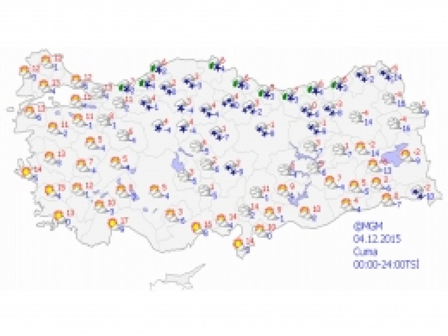 Yurtta buzlanma, don ve sis uyarısı