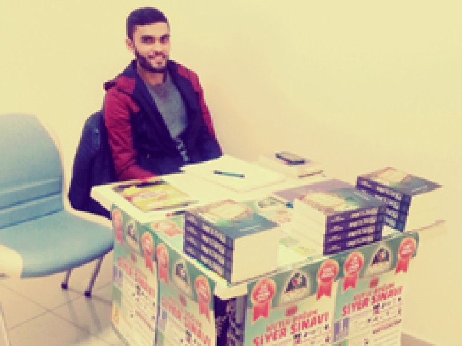 Gümüşhane'de siyer sınavı için stant açıldı