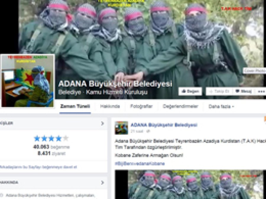 Belediye'nin Facebook hesabı hacklendi