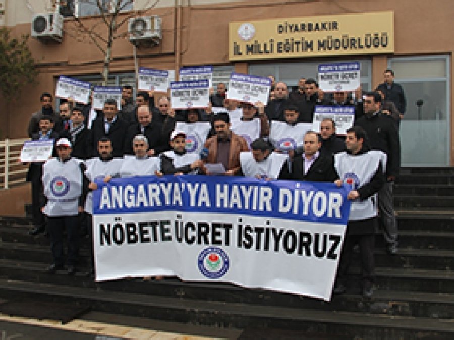 'Nöbet görevi için ücret istiyoruz'