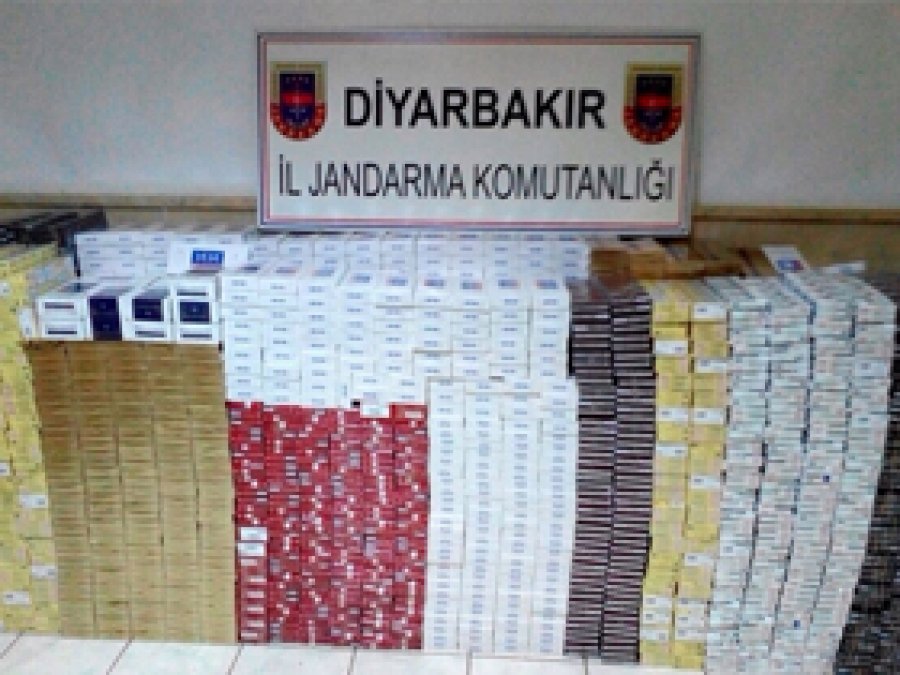 Diyarbakır'da kaçak sigara baskını