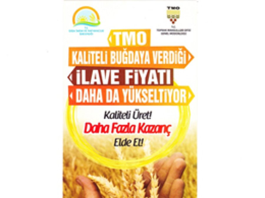 TMO’dan Buğday üreticisine İlave Fiyat Müjdesi