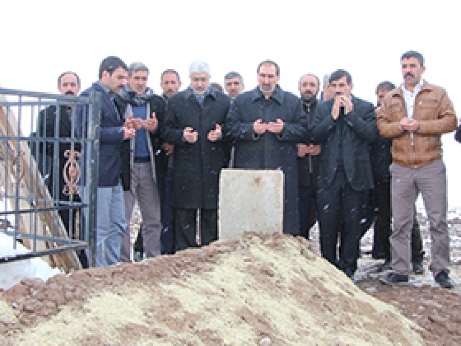 Hüseyin Yılmaz Akansu'nun taziyesinde