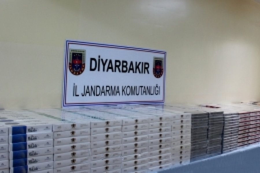 Diyarbakır’da kaçak sigara baskını 
