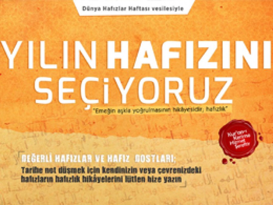 Hafızlar hikayeleriyle yarışacak