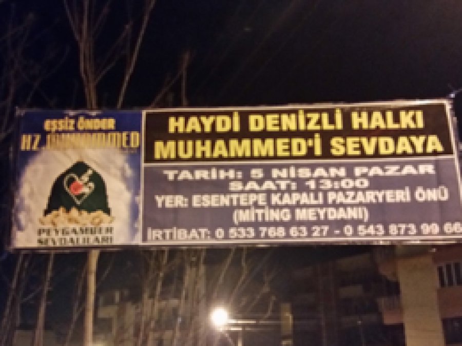 Denizliler Muhammedi sevdayla buluşacak