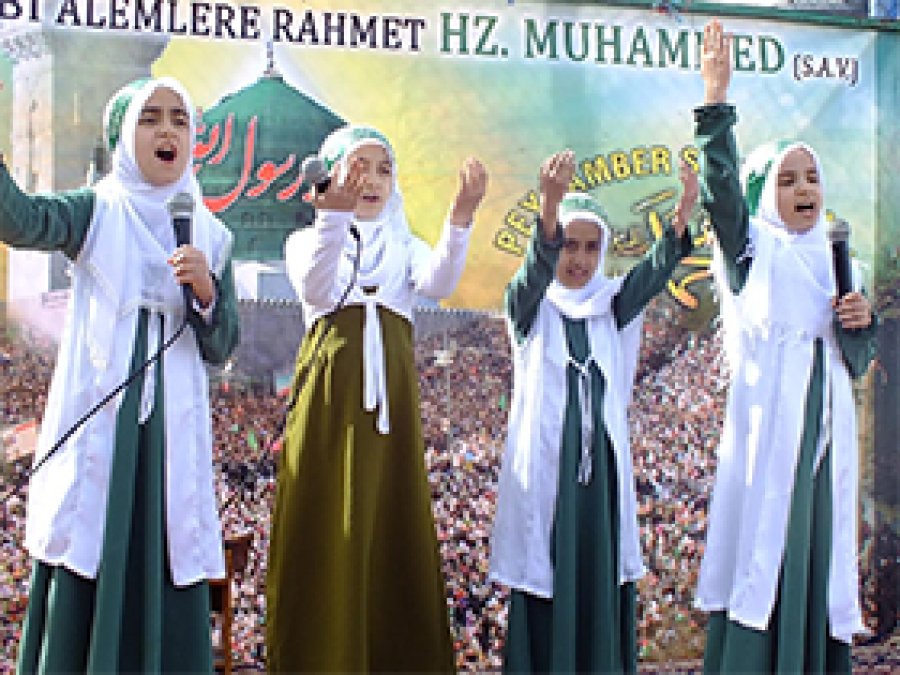 Ilıcalar beldesinde Kutlu Doğum etkinliği