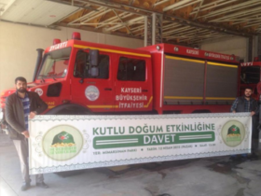 Kayseri Kutlu Doğum etkinliğine hazır