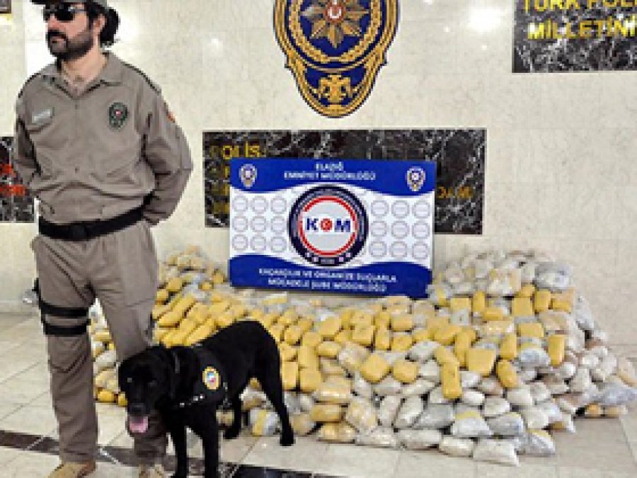 Elazığ'da 600 kilo eroin yakalandı