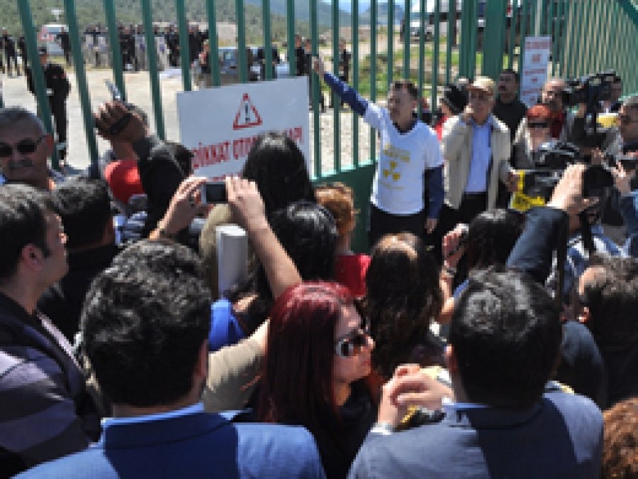 Mersin'de nükleer santral karşıtı eylem