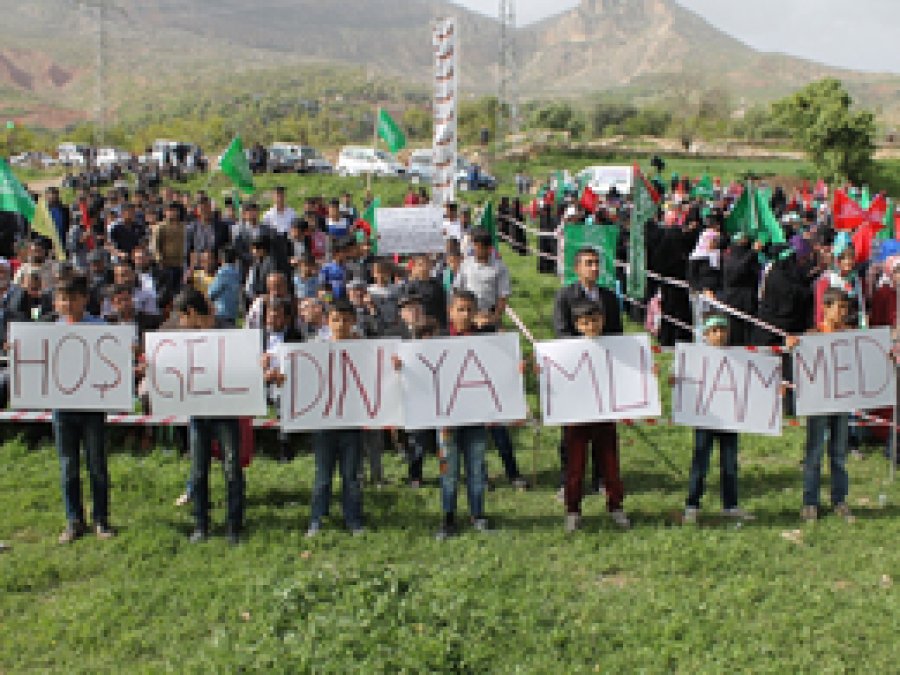 Şırnak’ın Şexereş köyünde Kutlu Doğum etkinliği
