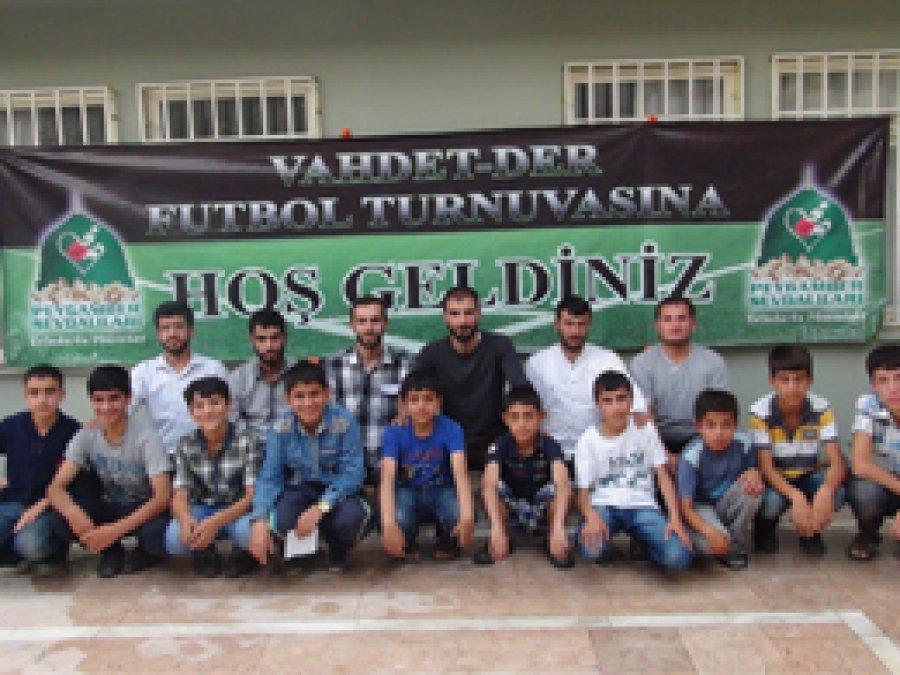 Vahdet-Der Futbol Turnuvası kura çekimi yapıldı