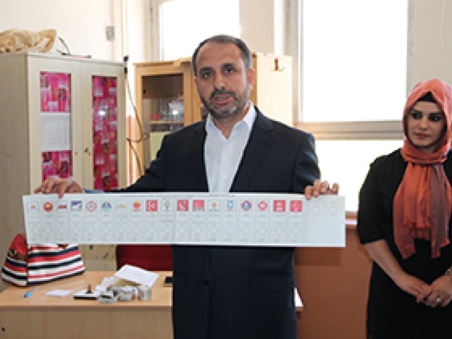 Sait Sahin reacted over ballot papers
