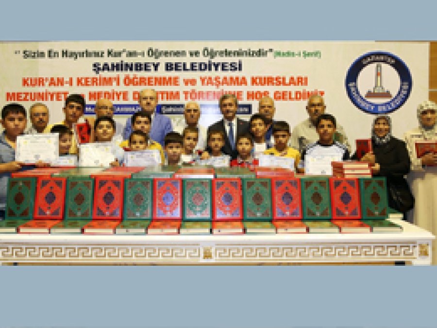 Antep’te Yaz Kur’an kurslarına 9 bin öğrenci katıldı