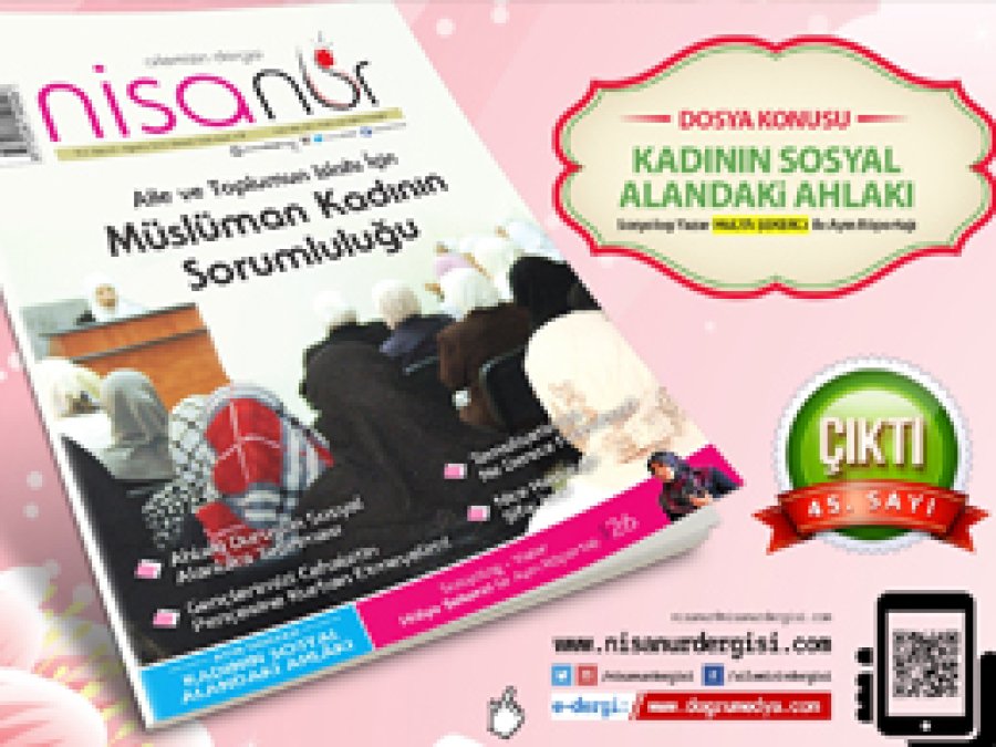 Nisanur Dergisi Ağustos sayısı çıktı