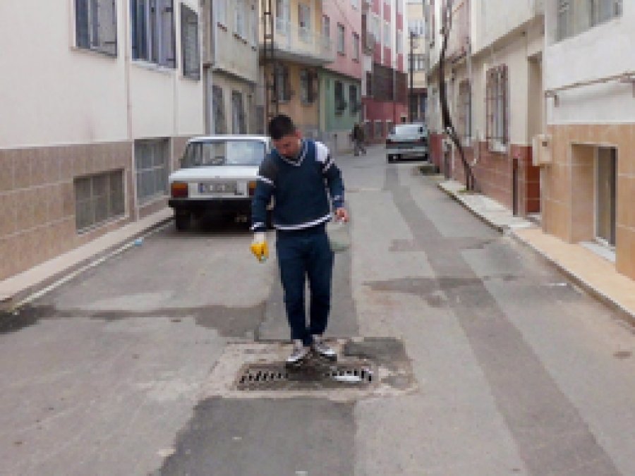 Yıldırım'da haşere ile mücadele