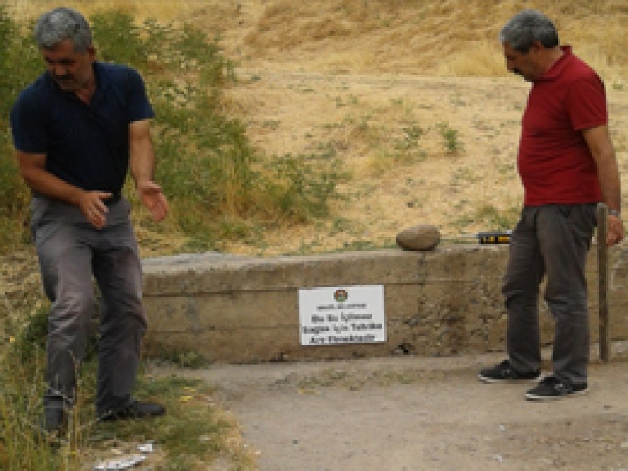 Bingöl’de maden suyu uyarısı