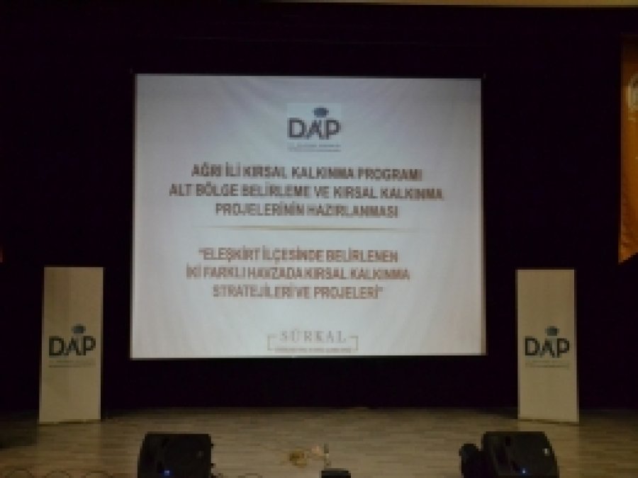 Ağrı Kırsal Kalkınma Planı Değerlendirme Toplantısı yapıldı