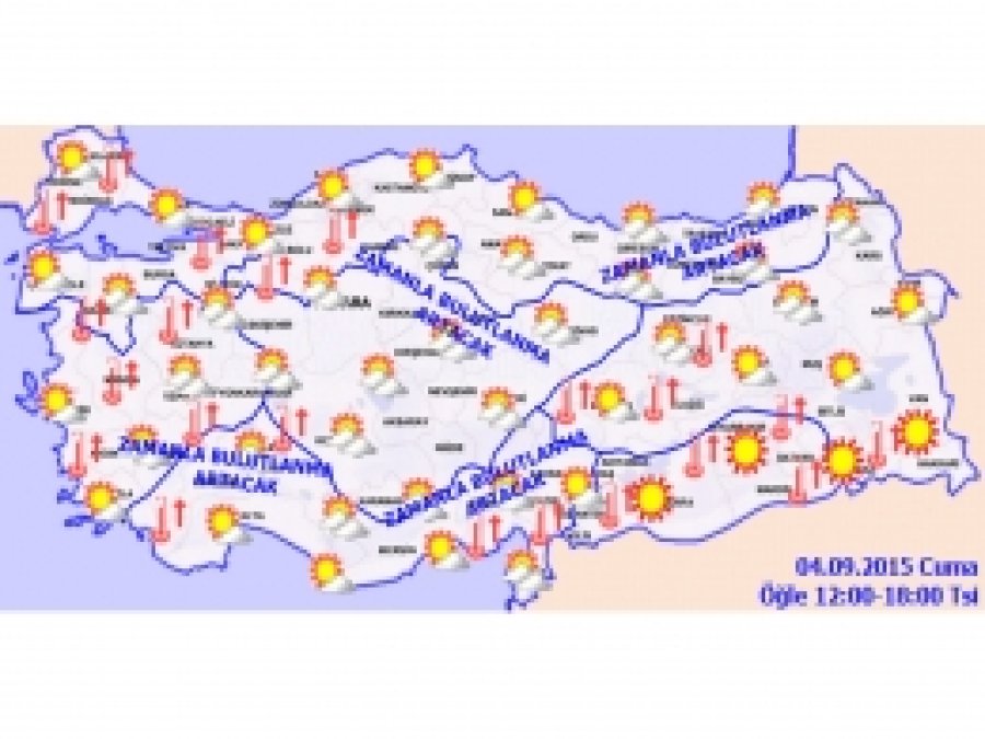 Sıcaklar bunaltmaya devam edecek