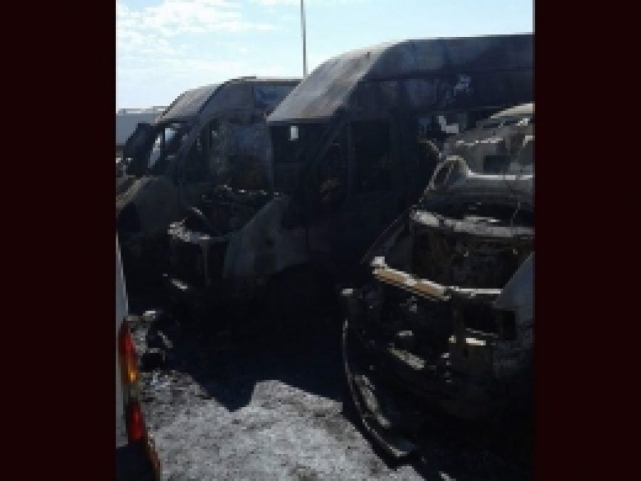 İran'da Ağrı'ya ait 11 araç yandı