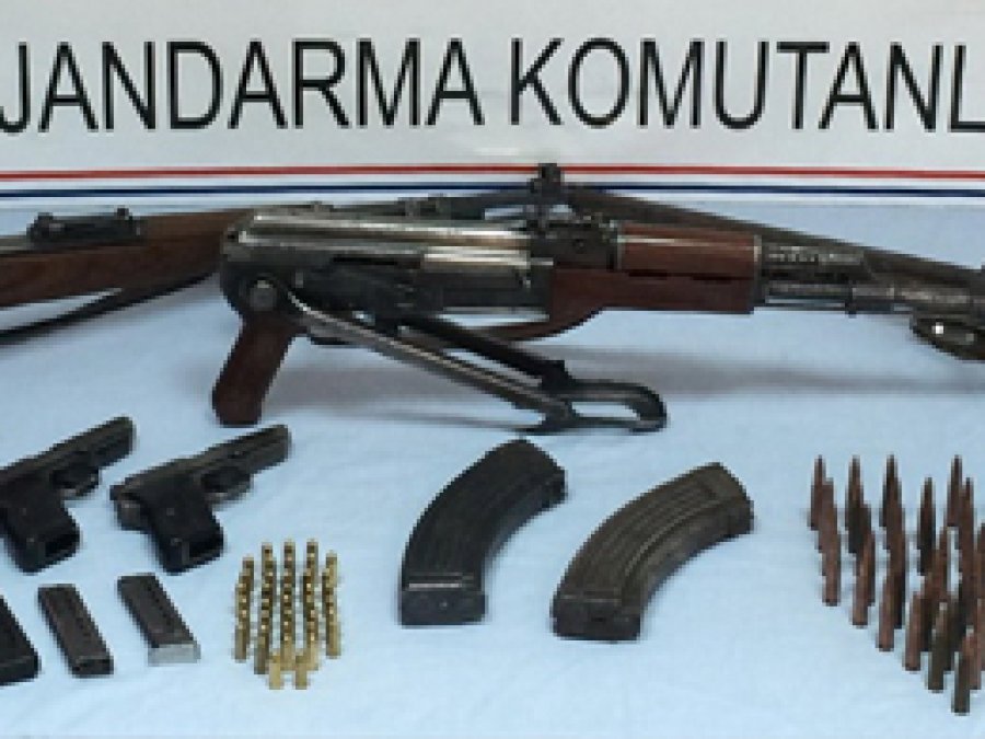 Diyarbakır'da silah ele geçirildi