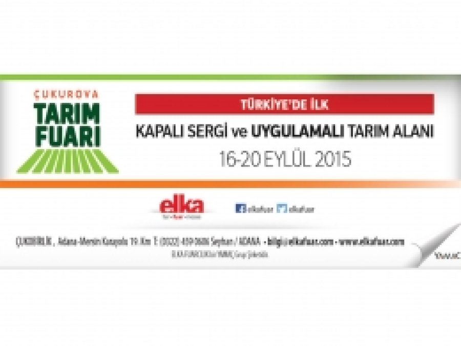 ÇUKOBİRLİK Tarım Fuarı 16 Eylül'de başlayacak
