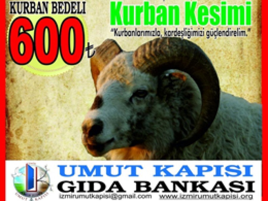 İzmir Umut Kapısı kurban kampanyası başlattı