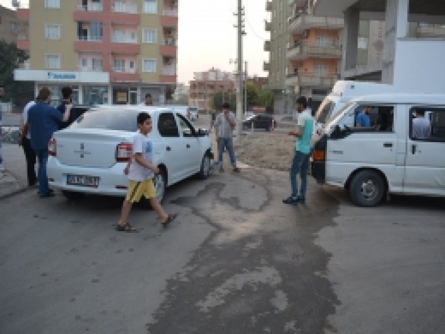 Batman'da maddi hasarlı trafik kazası