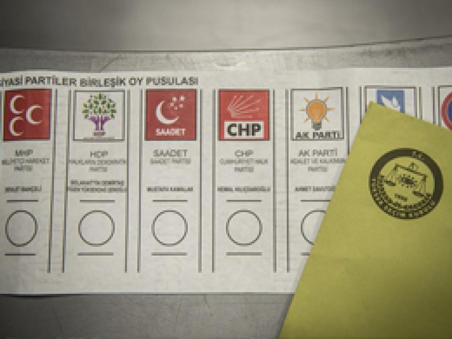 Partilerin oy pusulasında sıralamaları belirlendi