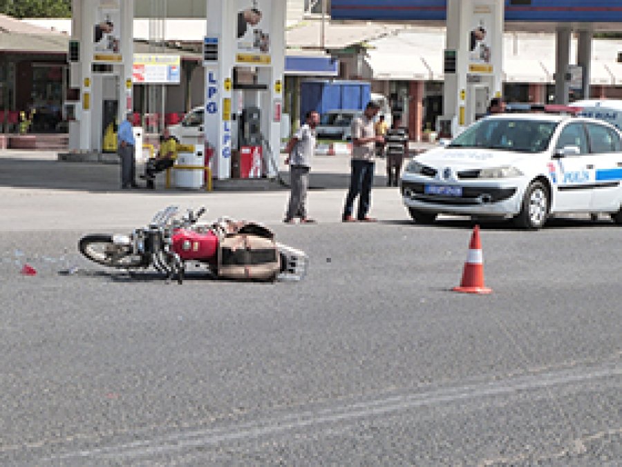 Birecik'te trafik kazası: 1 yaralı