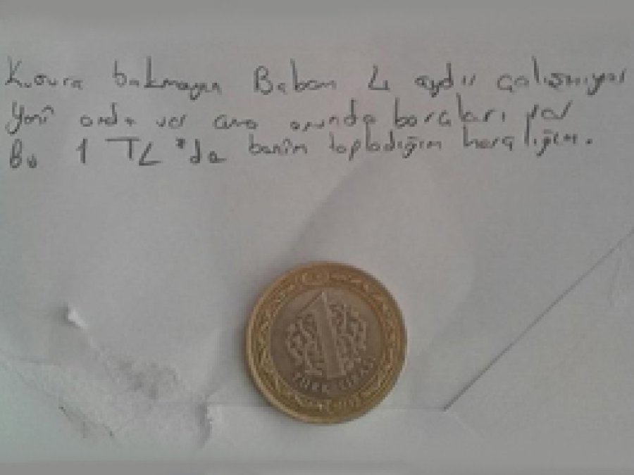 Sur'a 1 TL bağışlayan Ebru 'ayın öğrencisi'