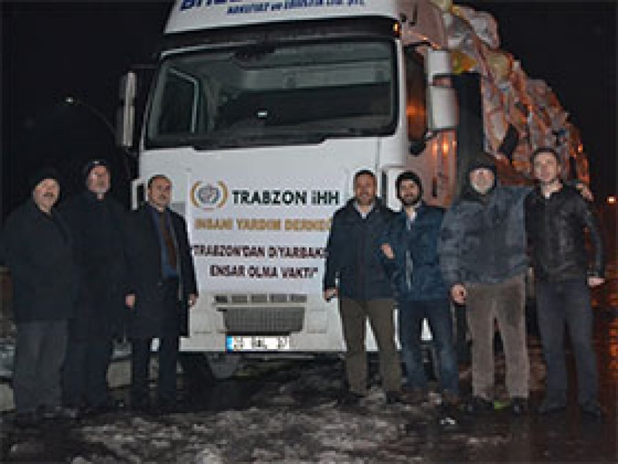 Trabzon'dan Sur halkına destek