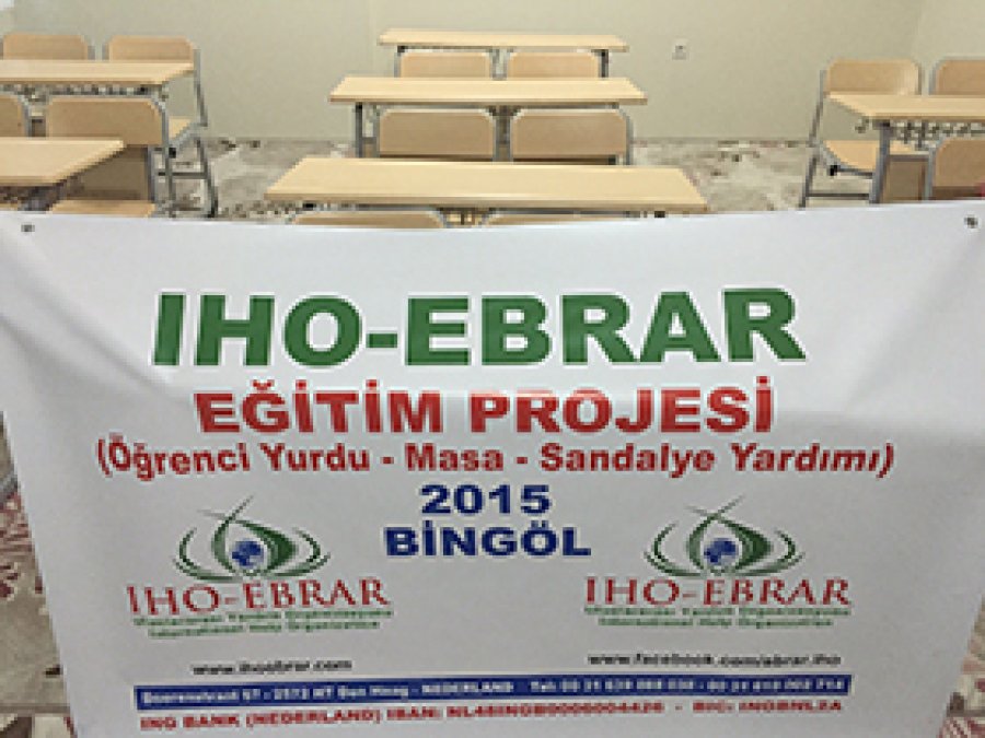 IHO Ebrar'dan eğitime destek projesi