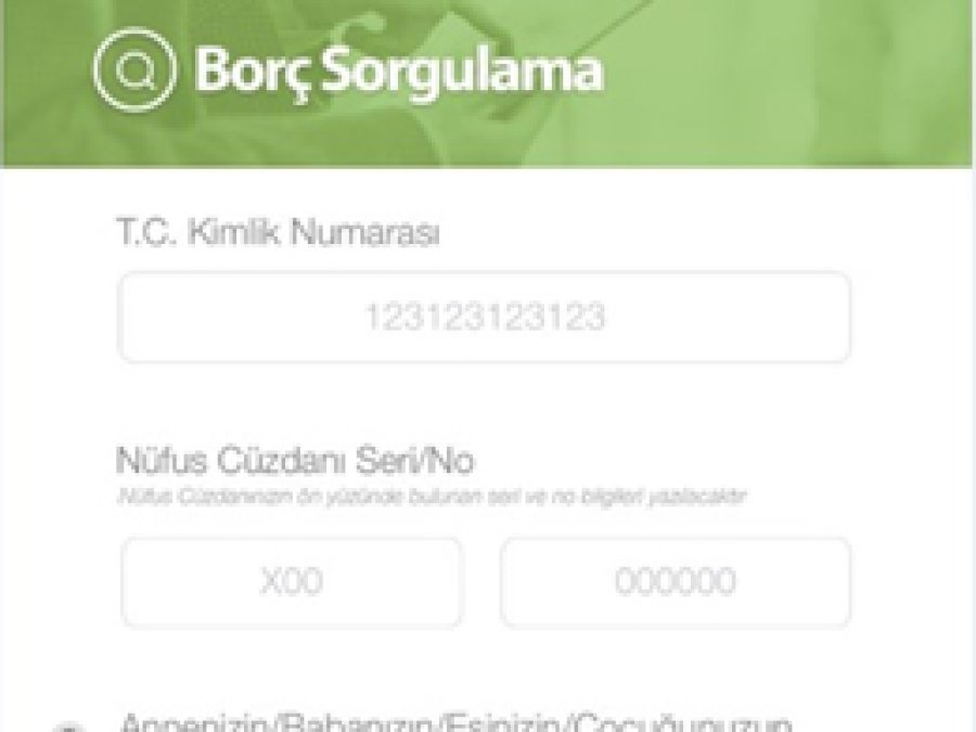 Bilmediğiniz bir borcunuz çıkabilir
