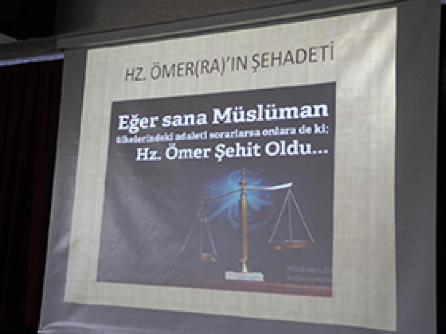 Gercüş'te Hz. Ömer'i anlama programı