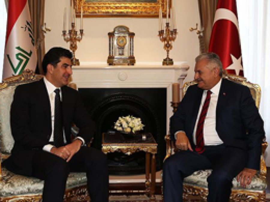 Başbakan Yıldırım, Barzani ile görüştü