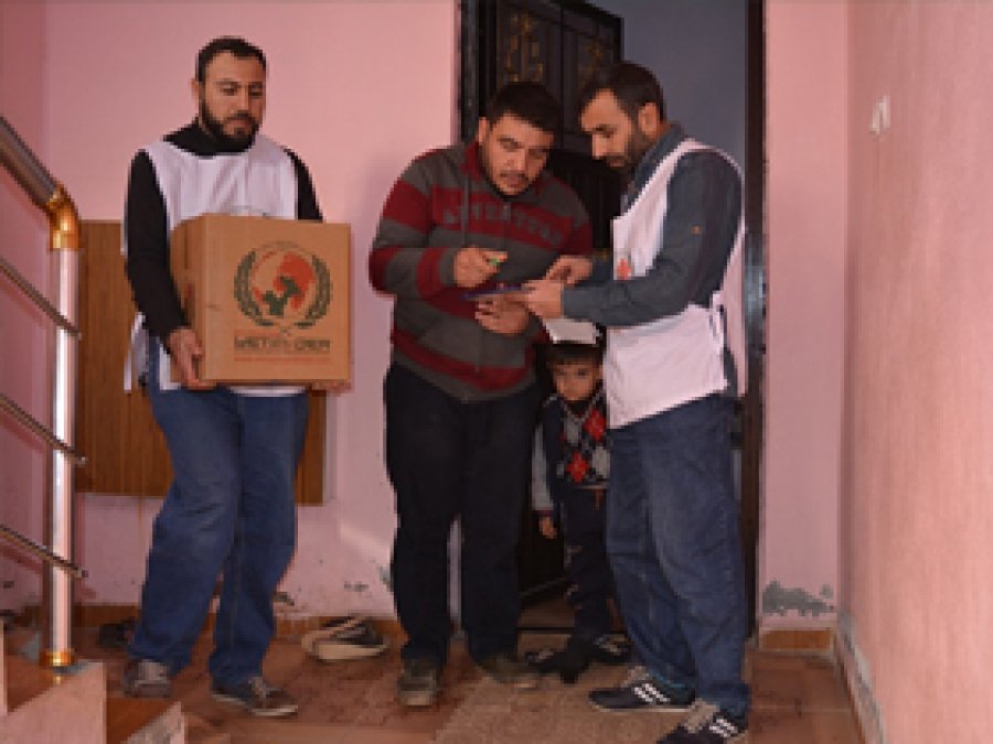 Avrupa Yetim Der'den Cizrelilere yardım