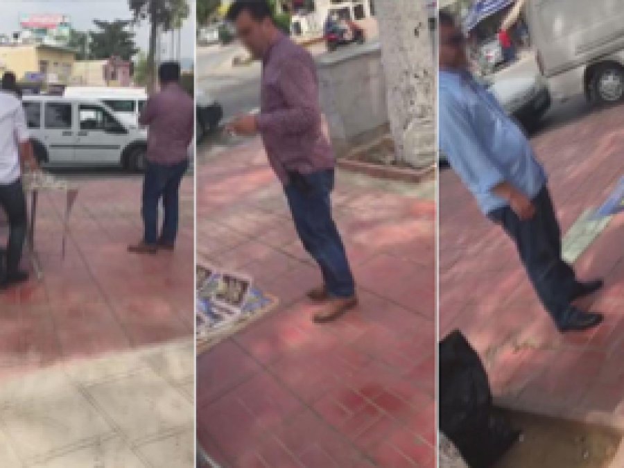 Silifke'de Kutlu Doğum standına müdahale