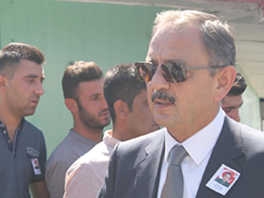 Bakan Özhaseki cenaze töreni için Şırnak'ta