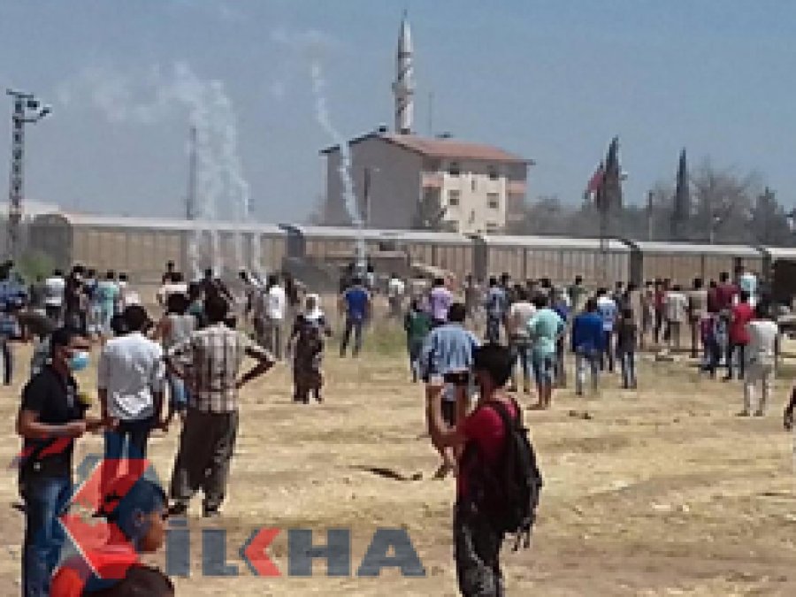Kobani sınırında olaylar