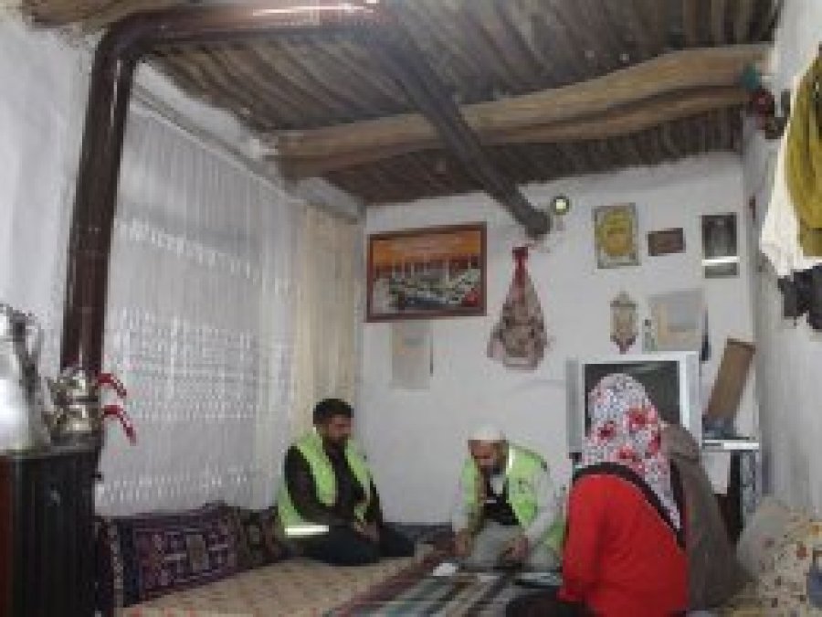 Çağrı-Der mağdur aileye yardımları ulaştırdı