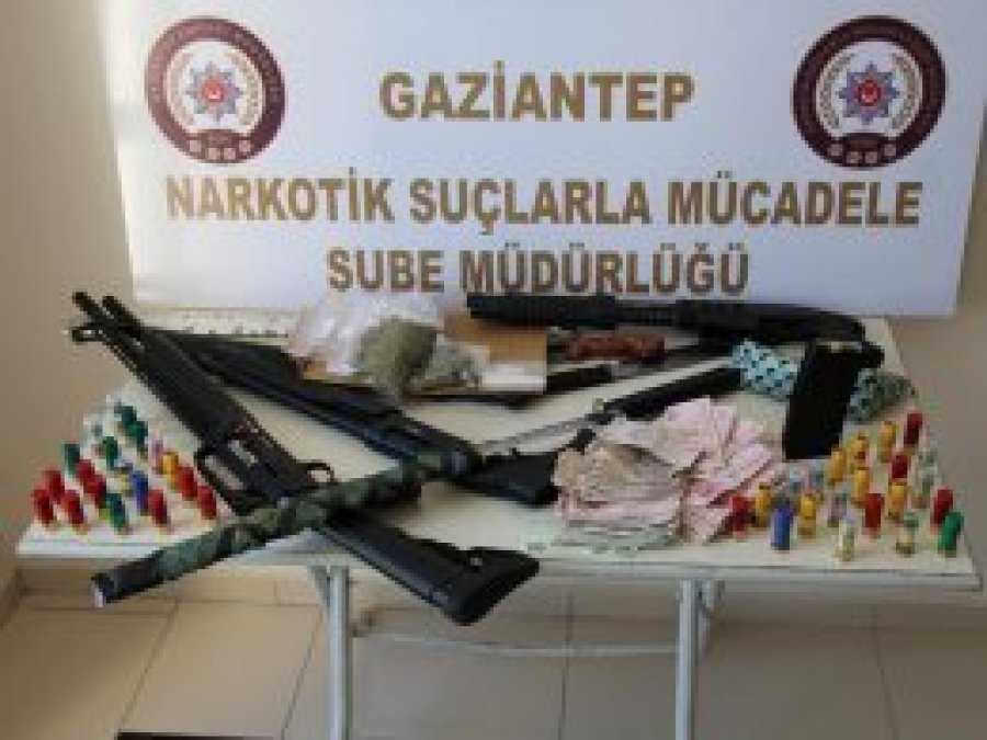 Antep’te uyuşturucu operasyonu: 7 gözaltı