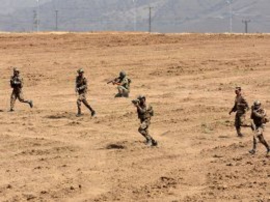 Habur'daki tatbikat sürüyor